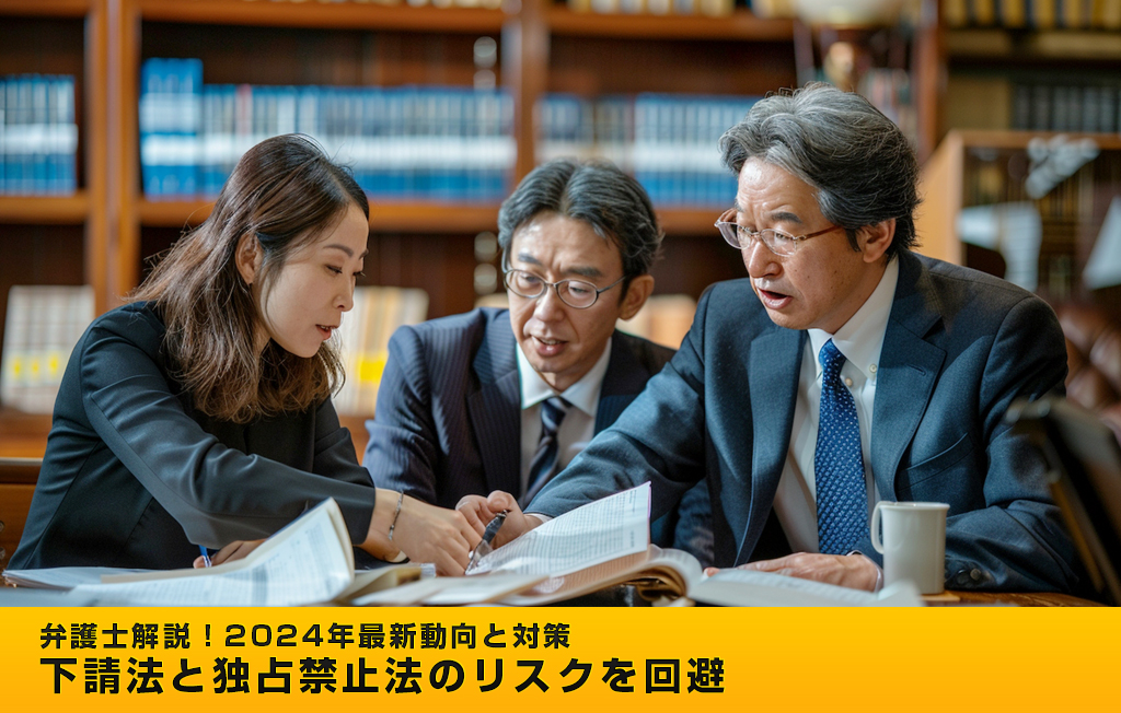 【弁護士解説！2024年最新動向と対策】下請法と独占禁止法のリスクを回避